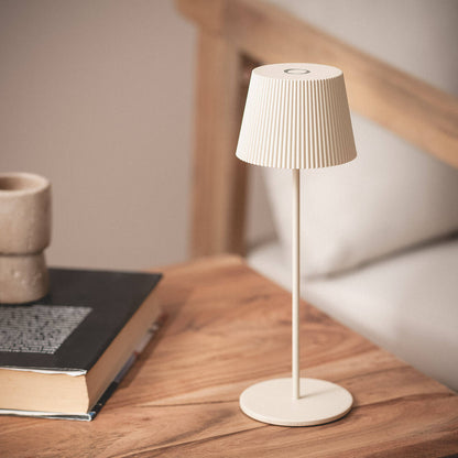 Lámpara de Mesa LED Portátil para Exterior Aluminio con Batería Recargable Willox