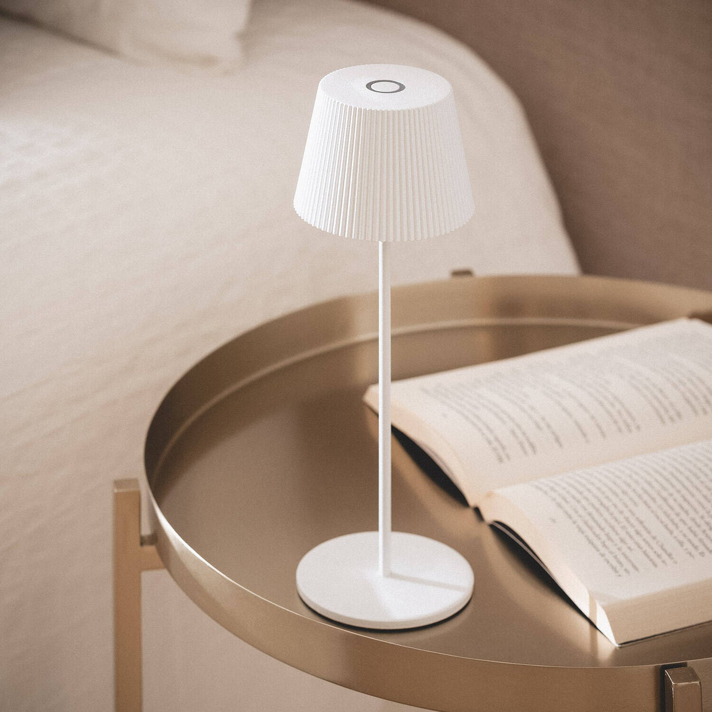 Lámpara de Mesa LED Portátil para Exterior Aluminio con Batería Recargable Willox