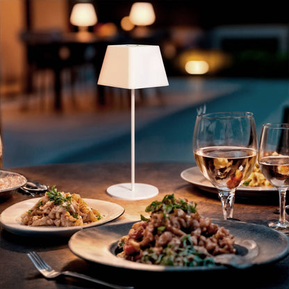 Lámpara de Mesa LED Portátil para Exterior Aluminio con Batería Recargable Willy