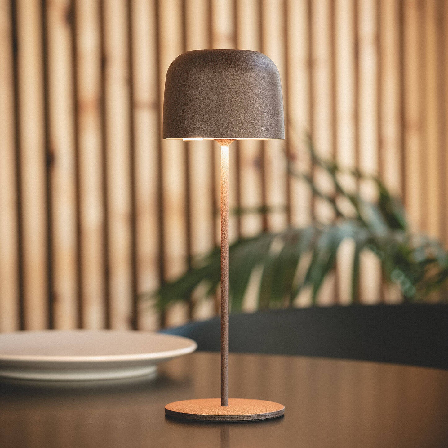 Lámpara de Mesa LED Portátil para Exterior Aluminio con Batería Recargable Wink