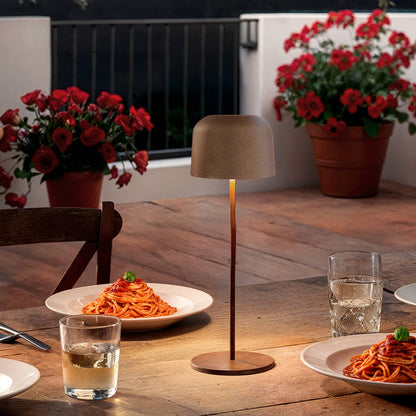 Lámpara de Mesa LED Portátil para Exterior Aluminio con Batería Recargable Wink