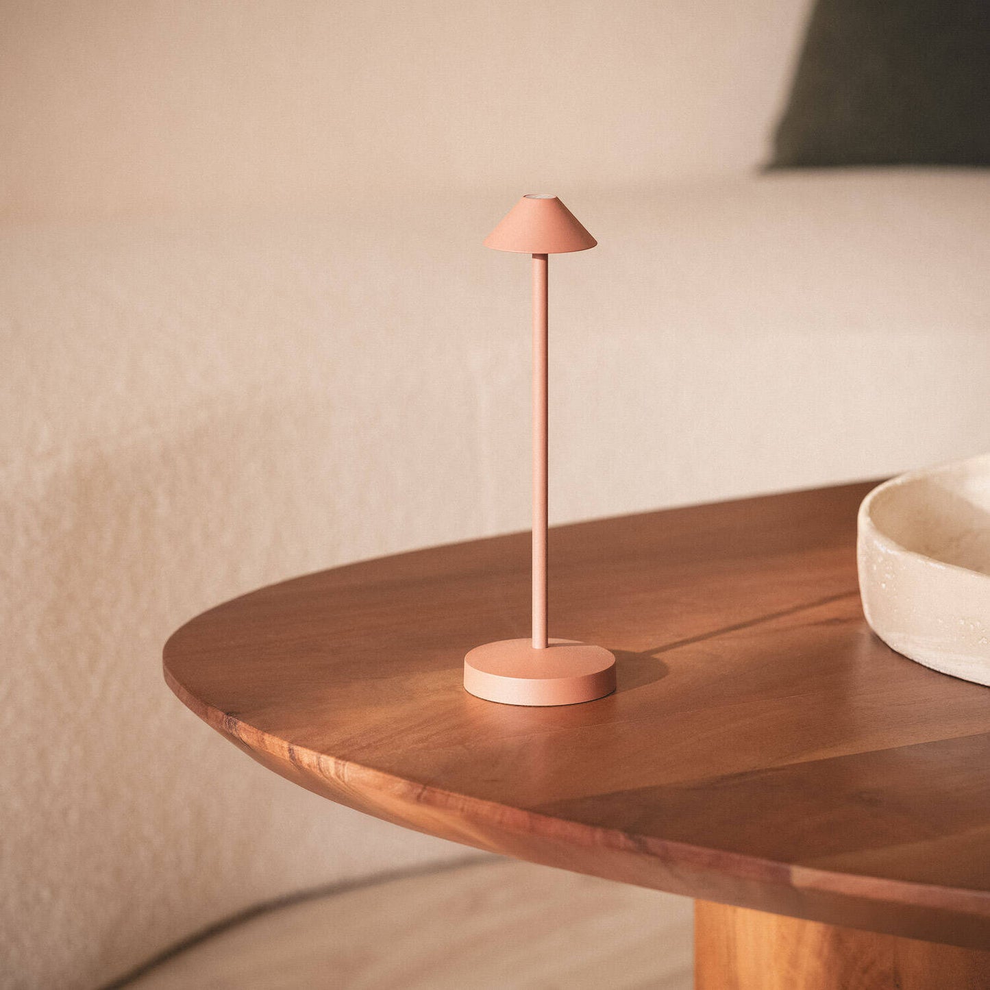 Lámpara de Mesa LED Portátil para Exterior Metal con Batería Recargable Magatzi