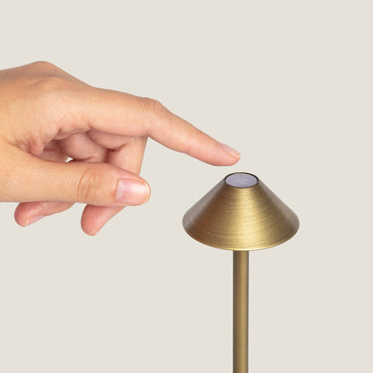 Lámpara de Mesa LED Portátil para Exterior Metal con Batería Recargable Magatzi
