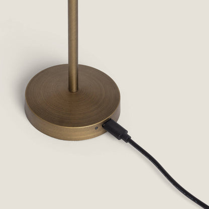 Lámpara de Mesa LED Portátil para Exterior Metal con Batería Recargable Magatzi