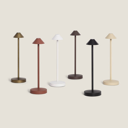 Lámpara de Mesa LED Portátil para Exterior Metal con Batería Recargable Magatzi