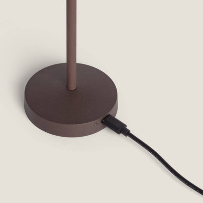 Lámpara de Mesa LED Portátil para Exterior Metal con Batería Recargable Magatzi
