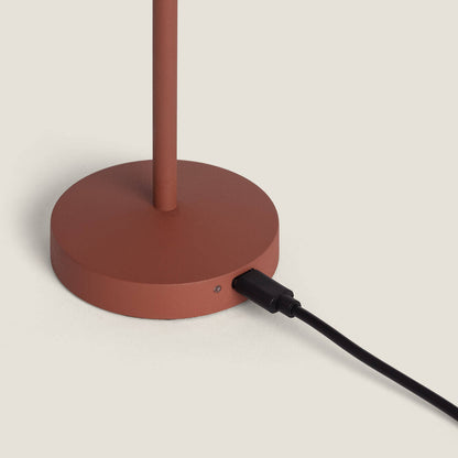 Lámpara de Mesa LED Portátil para Exterior Metal con Batería Recargable Lendora Smoke