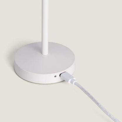 Lámpara de Mesa LED Portátil para Exterior Metal con Batería Recargable Lendora