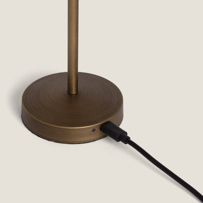 Lámpara de Mesa LED Portátil para Exterior Metal con Batería Recargable Lendora
