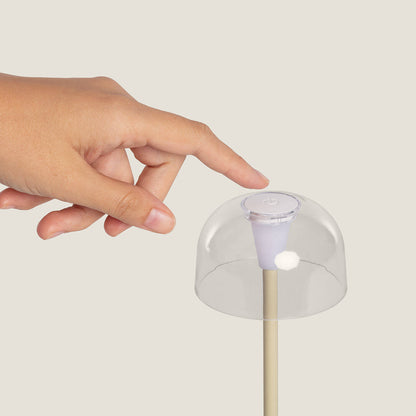Lámpara de Mesa LED Portátil para Exterior Metal con Batería Recargable Lendora
