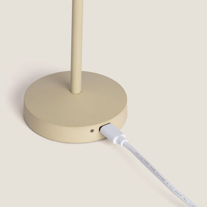 Lámpara de Mesa LED Portátil para Exterior Metal con Batería Recargable Lendora
