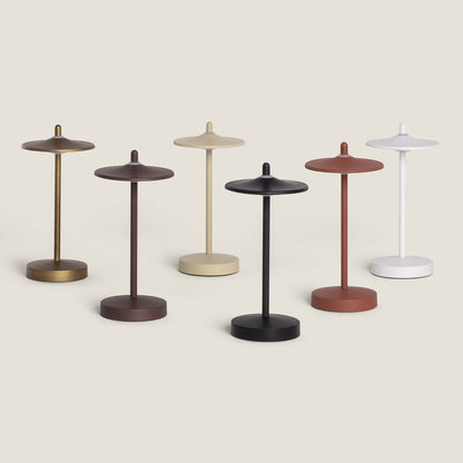 Lámpara de Mesa LED Portátil para Exterior Metal con Batería Recargable Milevani