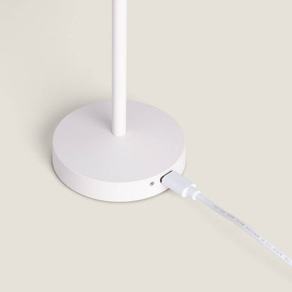 Lámpara de Mesa LED Portátil para Exterior Metal con Batería Recargable Milevani
