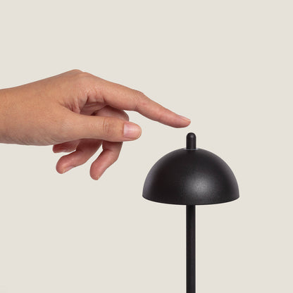 Lámpara de Mesa LED Portátil para Exterior Metal con Batería Recargable Pirinoa