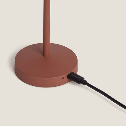 Lámpara de Mesa LED Portátil para Exterior Metal con Batería Recargable Pirinoa