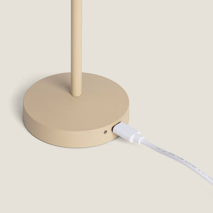Lámpara de Mesa LED Portátil para Exterior Metal con Batería Recargable Pirinoa