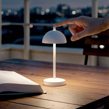 Lámpara de Mesa LED Portátil para Exterior Metal con Batería Recargable Pirinoa