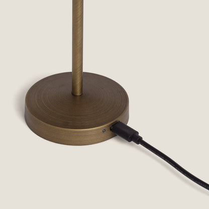 Lámpara de Mesa LED Portátil para Exterior Metal con Batería Recargable Pirinoa