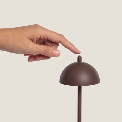 Lámpara de Mesa LED Portátil para Exterior Metal con Batería Recargable Pirinoa