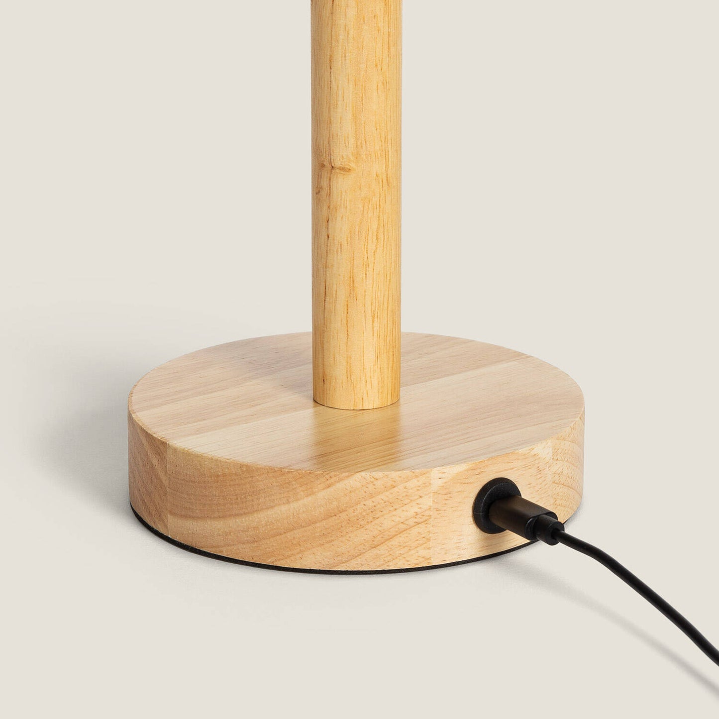 Lámpara de Mesa LED Portátil Madera con Batería USB Recargable Folgosa