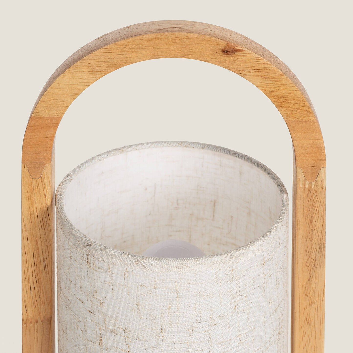 Lámpara de Mesa LED Portátil Madera con Batería USB Recargable Fragosa