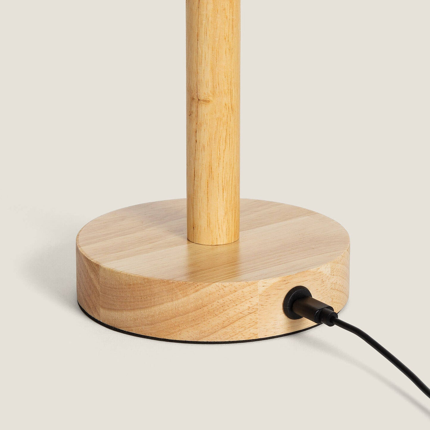 Lámpara de Mesa LED Portátil Madera con Batería USB Recargable Rowy