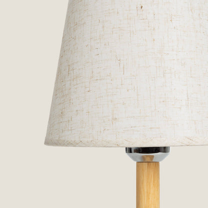 Lámpara de Mesa LED Portátil Madera con Batería USB Recargable Rowy