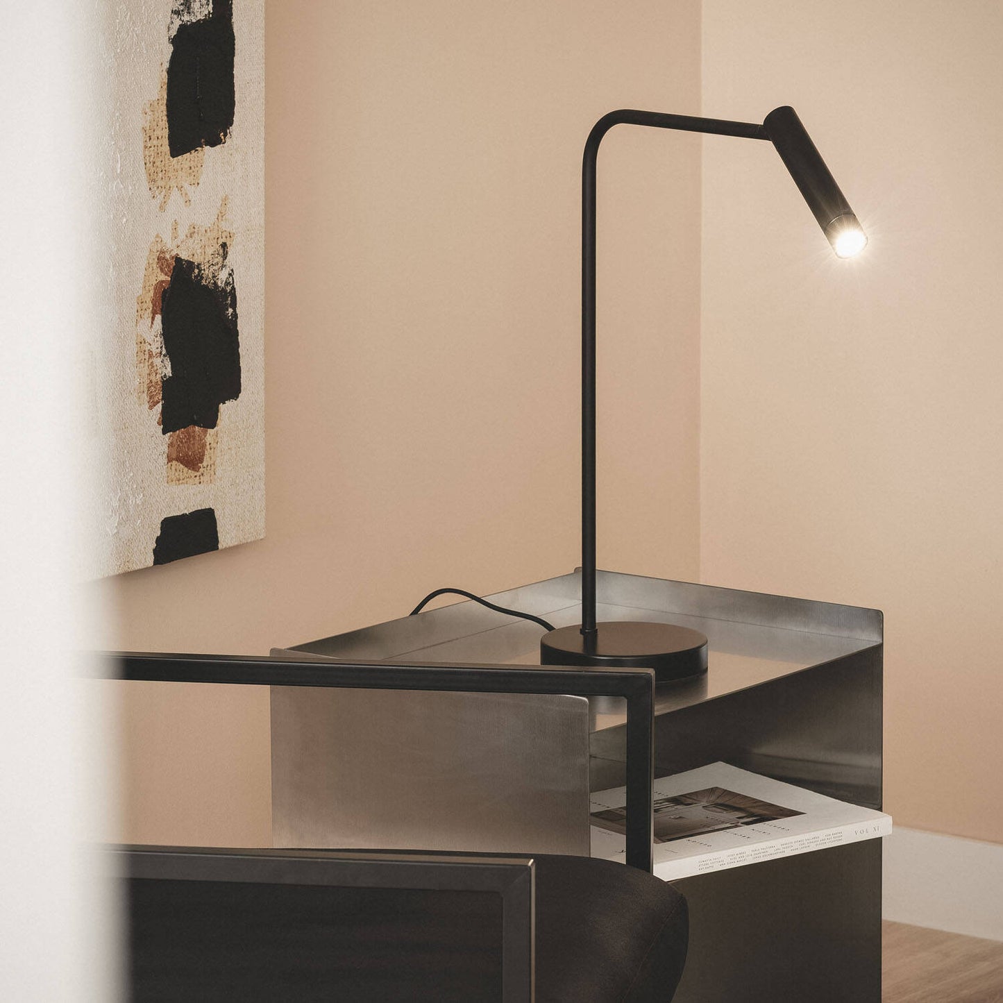 Lámpara de Mesa LED Táctil 2.5W de Metal Gazny