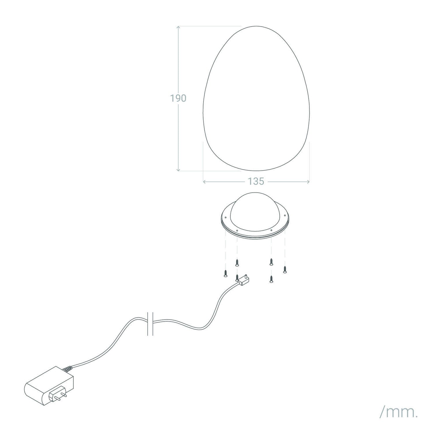 Lámpara de Mesa LED RGB Portátil para Exterior con Batería Recargable Muna