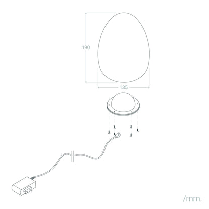Lámpara de Mesa LED RGB Portátil para Exterior con Batería Recargable Muna