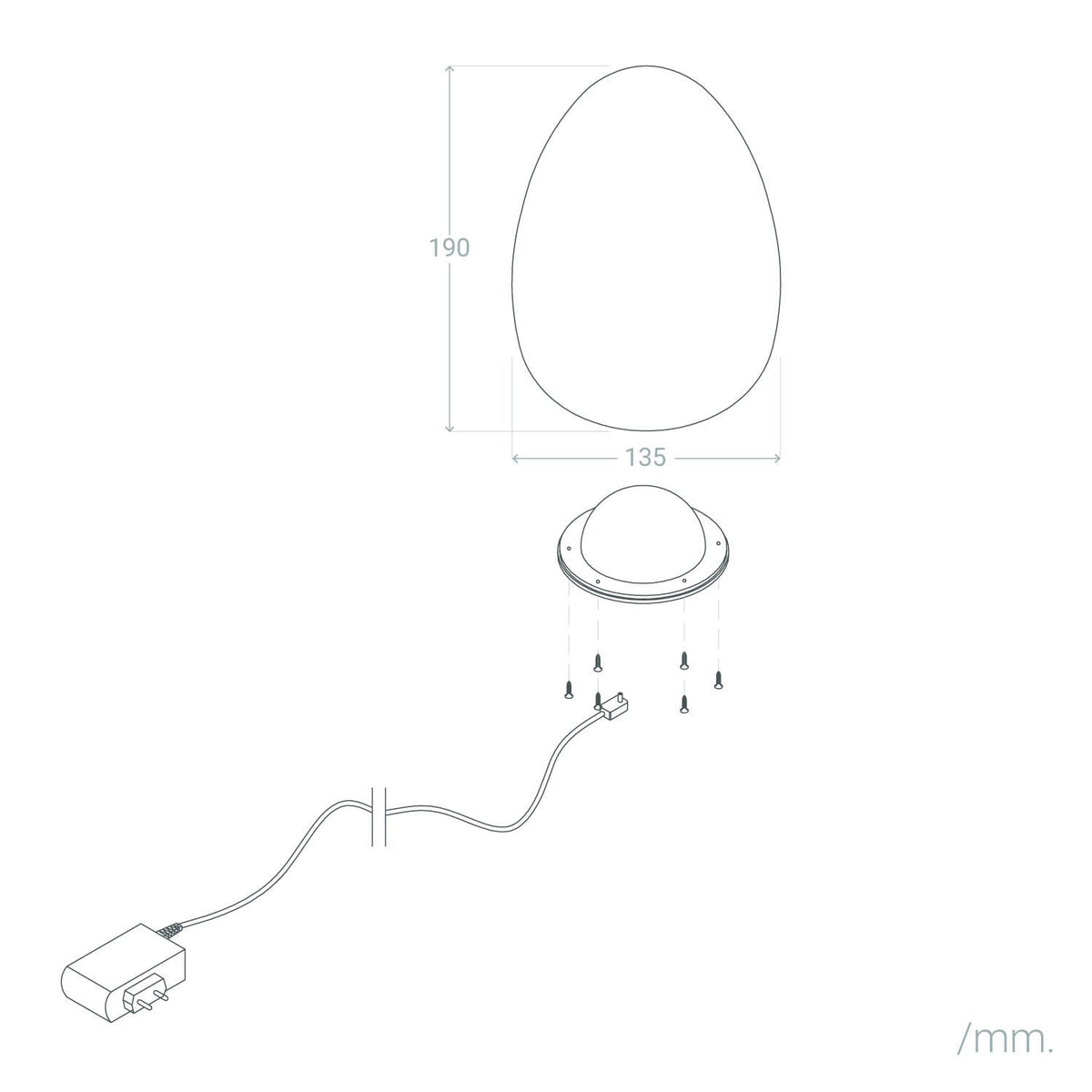 Lámpara de Mesa LED RGB Portátil para Exterior con Batería Recargable Muna
