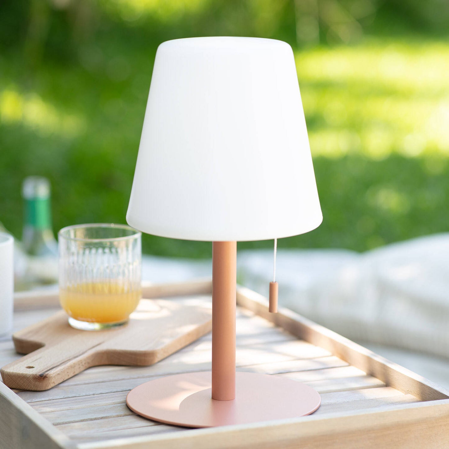 Lámpara de Mesa LED Portátil para Exterior Aluminio con Batería Recargable Epinay