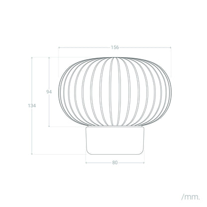 Lámpara de Mesa LED Metal y Cristal Portátil Exterior con Batería USB Recargable Aluzna