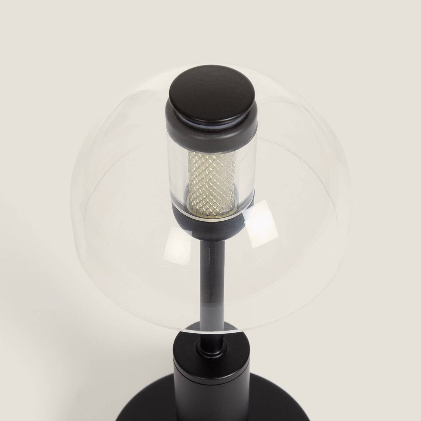 Lámpara de Mesa LED Metal Portátil con Batería USB Recargable Luliu Ludza