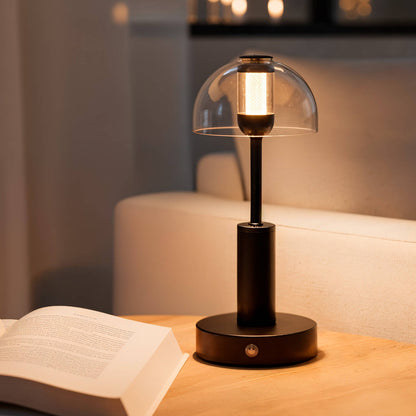 Lámpara de Mesa LED Metal Portátil con Batería USB Recargable Luliu Ludza