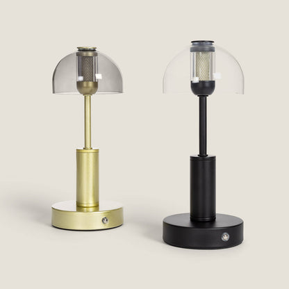 Lámpara de Mesa LED Metal Portátil con Batería USB Recargable Luliu Ludza