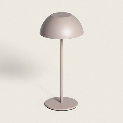 Lámpara de Mesa LED Portátil Exterior con Batería USB Recargable Metal Mugla