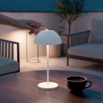 Lámpara de Mesa LED Portátil Exterior con Batería USB Recargable Metal Mugla