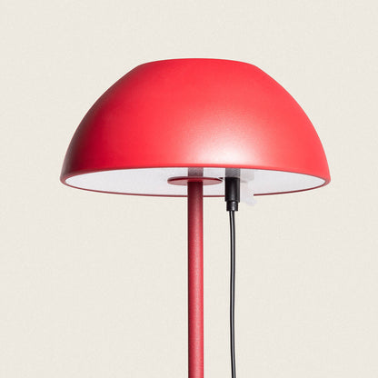Lámpara de Mesa LED Portátil Exterior con Batería USB Recargable Metal Mugla