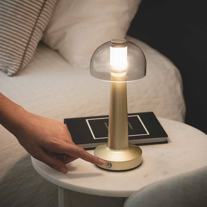 Lámpara de Mesa LED Metal Portátil con Batería USB Recargable Luliu Orsha