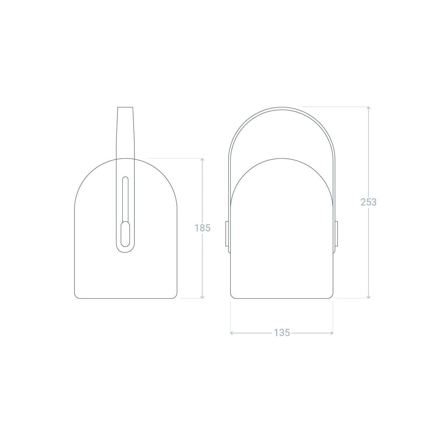 Lámpara de Mesa LED Portátil con Batería USB Recargable Akira