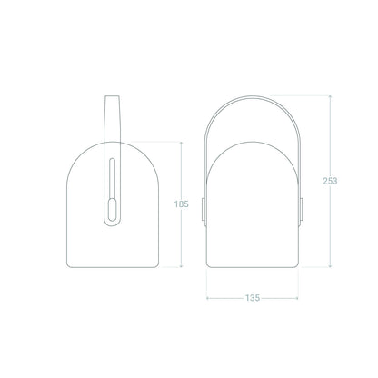 Lámpara de Mesa LED Portátil con Batería USB Recargable Akira