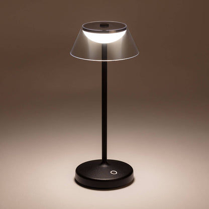 Lámpara de Mesa LED 3W Portátil con Batería USB Recargable Aluminio Dipley