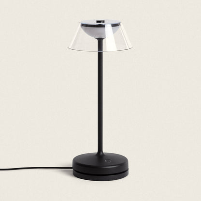 Lámpara de Mesa LED 3W Portátil con Batería USB Recargable Aluminio Dipley