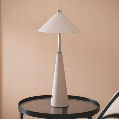 Lámpara de Mesa LED Portátil Cuero y Metal con Batería USB Recargable Tyu Tule