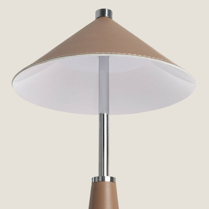 Lámpara de Mesa LED Portátil Cuero y Metal con Batería USB Recargable Tyu Tule