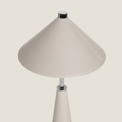 Lámpara de Mesa LED Portátil Cuero y Metal con Batería USB Recargable Tyu Tule