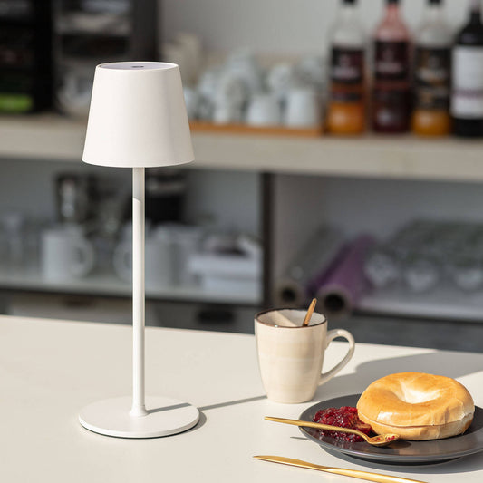 Lámpara de Mesa LED 3W Portátil de Metal con Batería USB Recargable Anisa