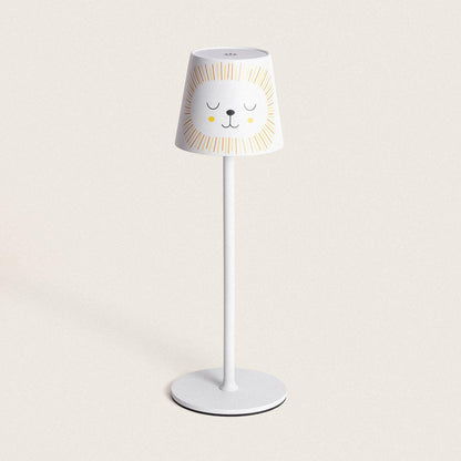 Lámpara de Mesa LED 3W Portátil de Metal con Batería USB Recargable Anisa
