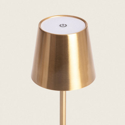Lámpara de Mesa LED 3W Portátil de Metal con Batería USB Recargable Anisa